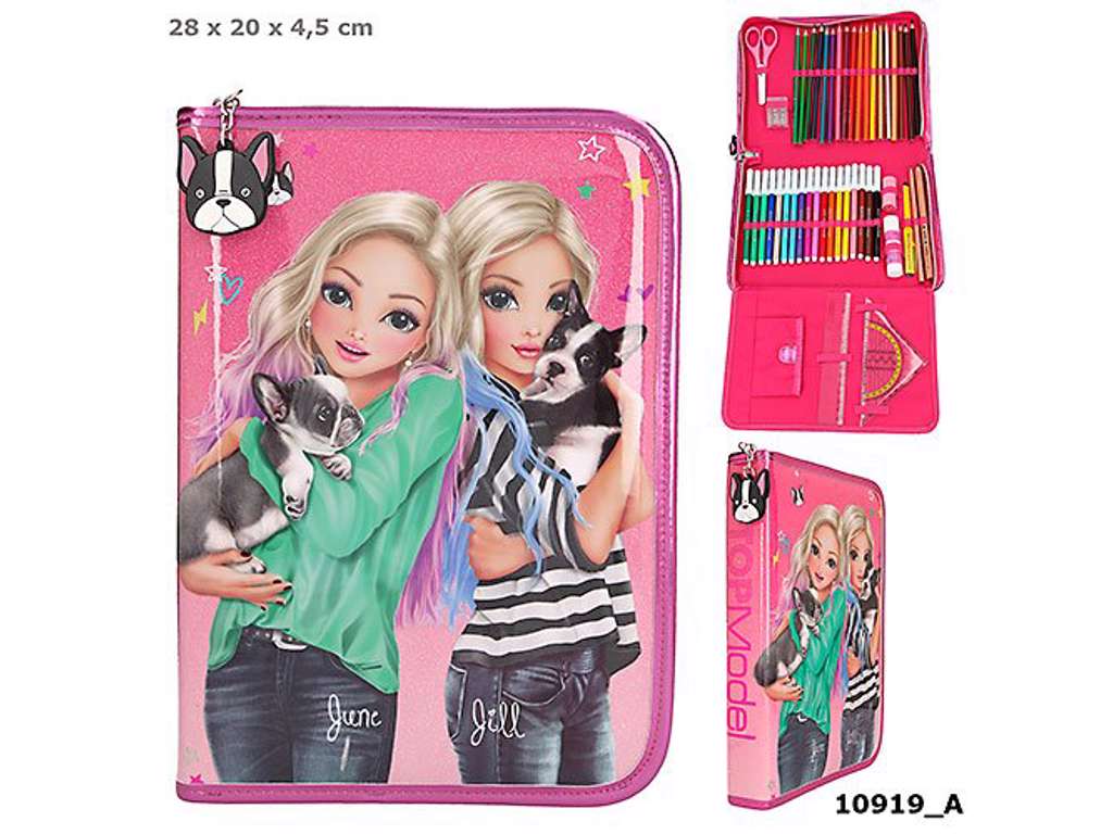 Top Model XXL penalhus Friends - pink