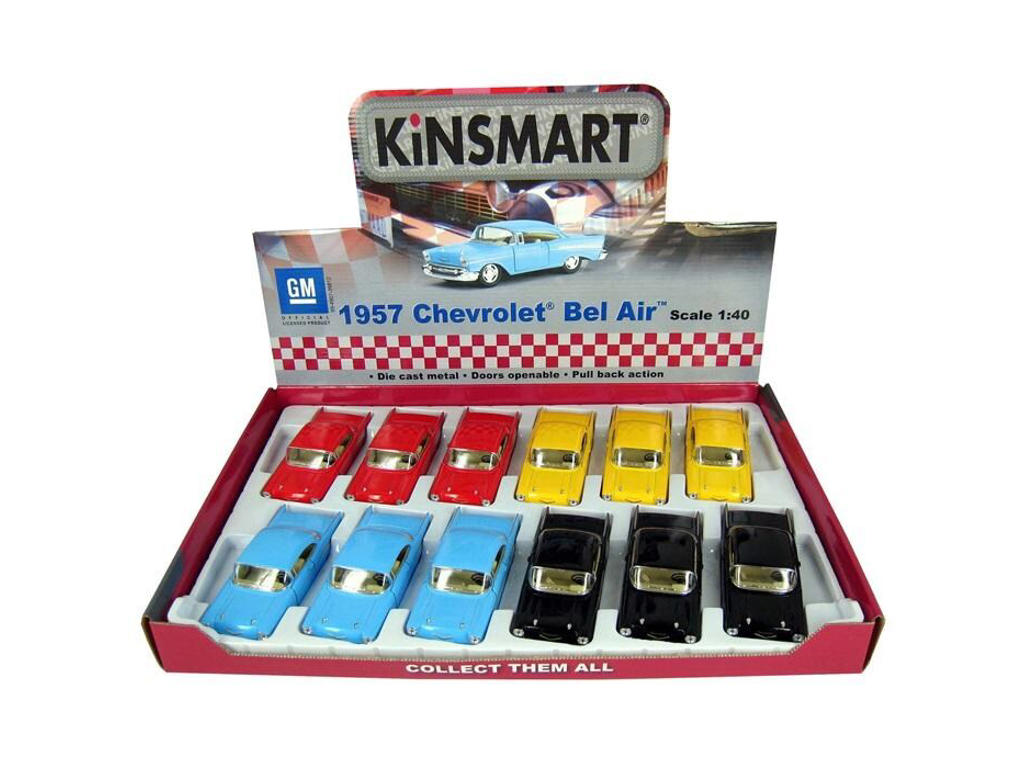 Chevrolet Bel Air 1957 - Metalbil med træk-tilbage funktion