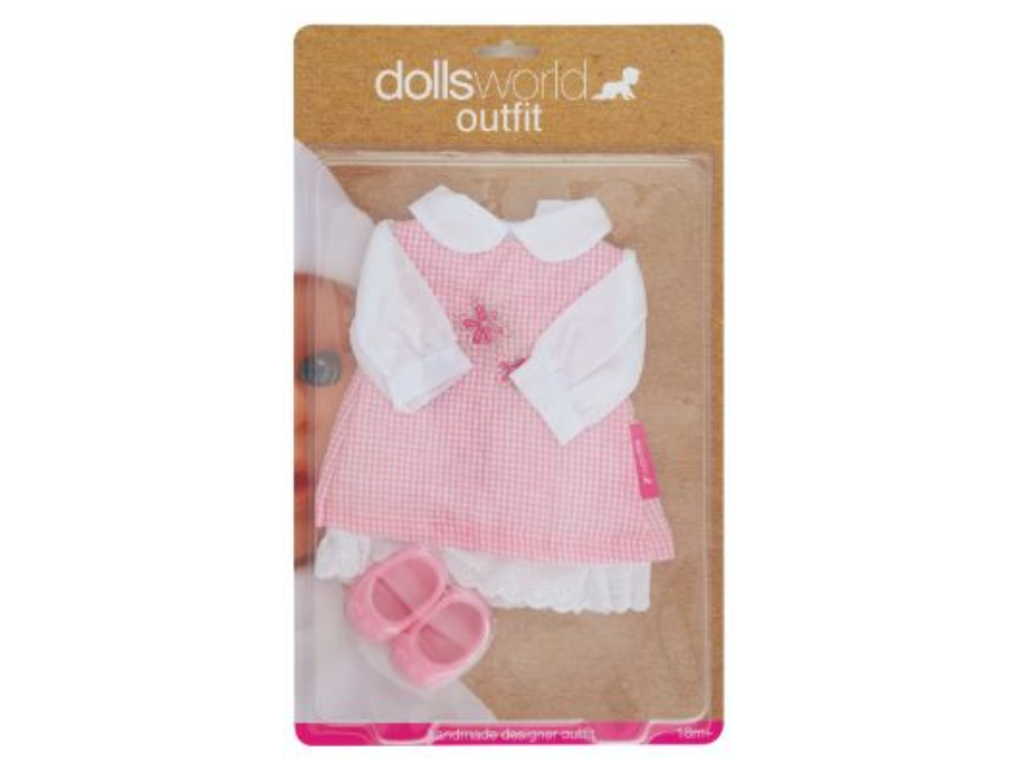 Dukketøj Kjole op til 36 cm fra Dollsworld - 003