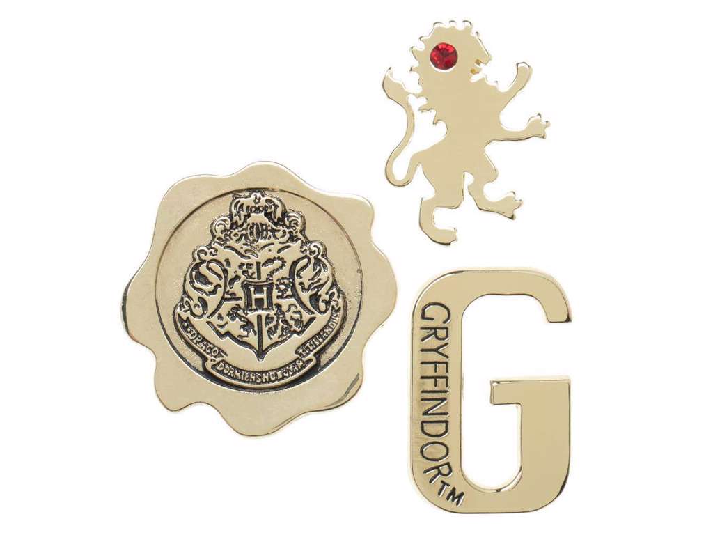 Harry Potter Gryffindoe pin sæt 3-pak