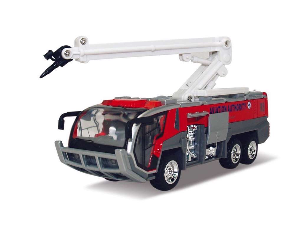 Lufthavns redningskøretøj med lyd og pull-back fra Magni