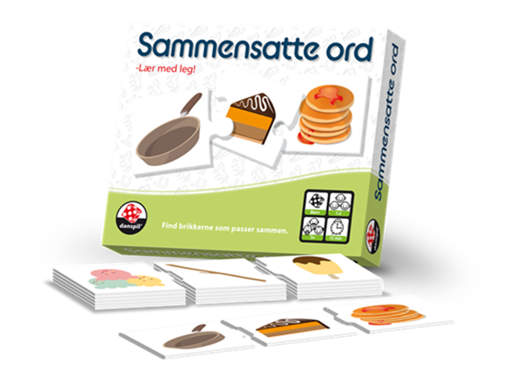  Sammensatte ord - brætspil fra Danspil