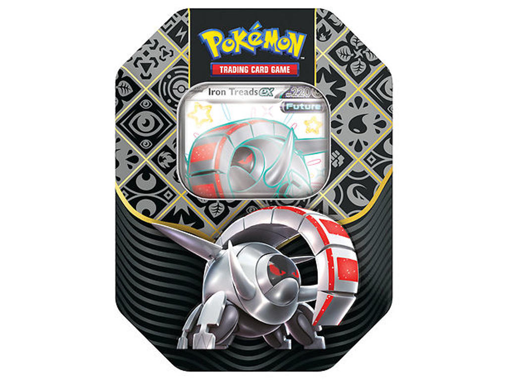 Collectors Tin - Iron Treads EX - Paldean Fates - Pokemon kort