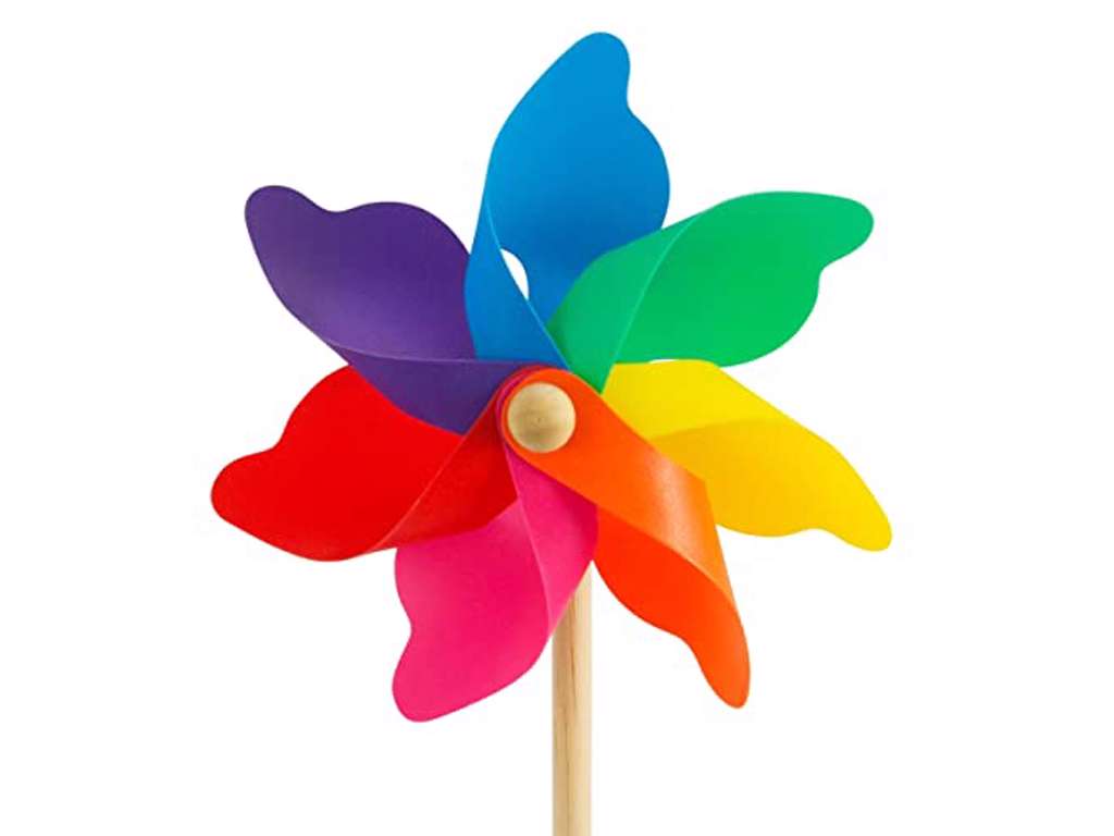 Moulin Rainbow - vindmølle 17x47 cm