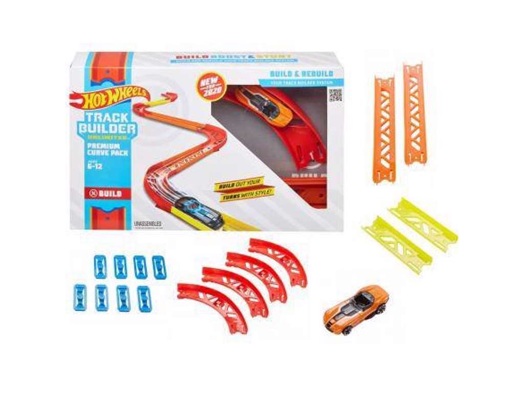 Hot Wheels Track Builder - Premium Curve Pack