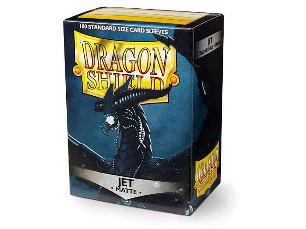 Dragon Shields Sleeves (100-Pack), Jet Matte