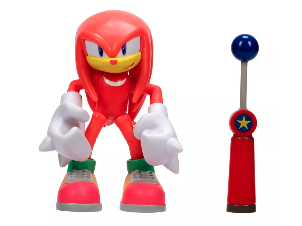 Sonic The Hedgehog 30th Anniversary action figur af Knuckles på 9 cm