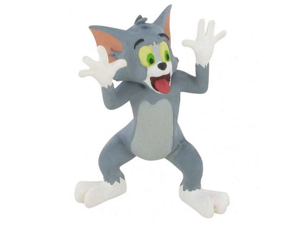 Tom & Jerry minifigur af glad Tom på 8 cm