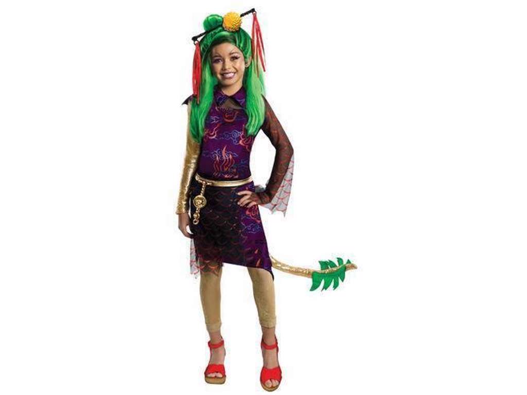 Monster High Jinafire Long kostume 5-7 år fra Rubies