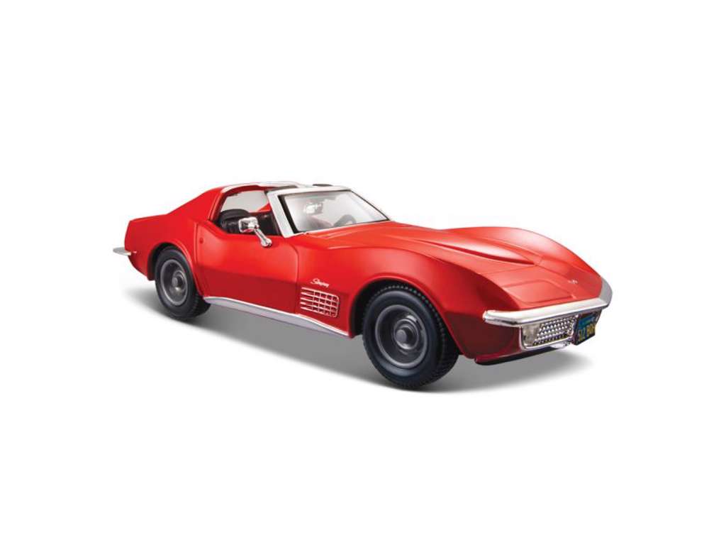 Chevrolet Corvette 1970 1:24 rød