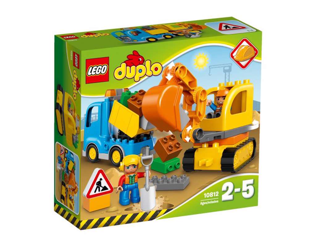 LEGO DUPLO - Lastbil og gravemaskine på larvefødder - 10812