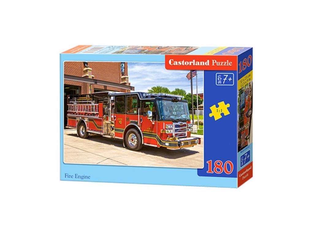 Brandbil puslespil med 180 brikker fra Castorland