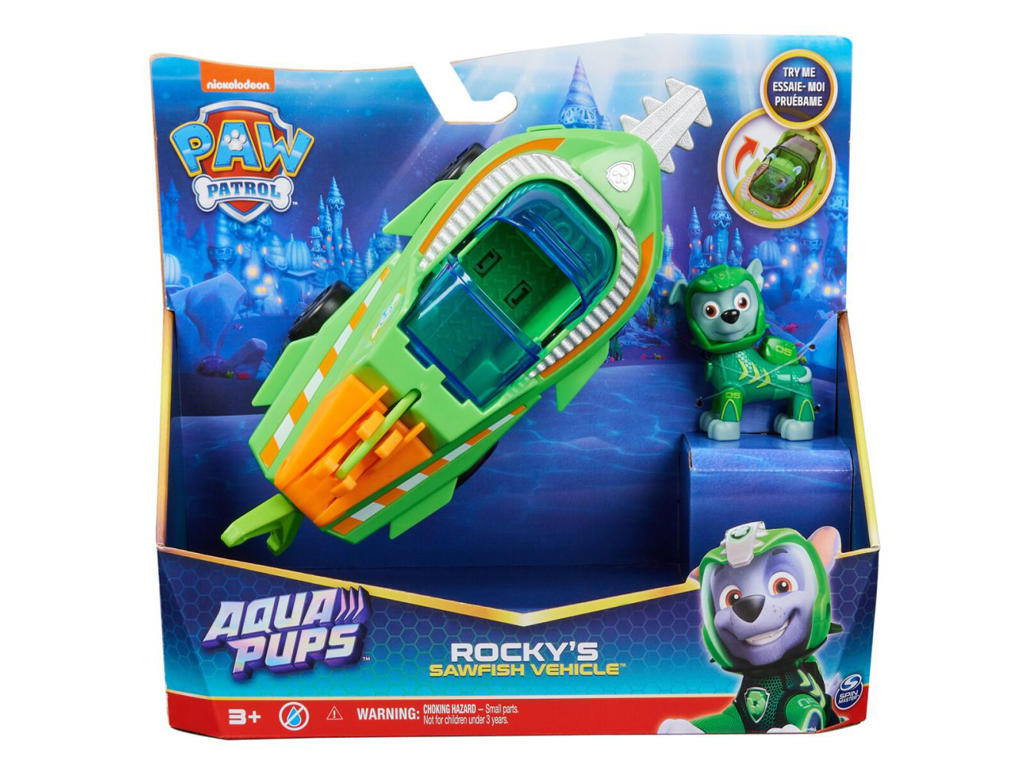 Paw Patrol Aqua tema køretøj Rocky