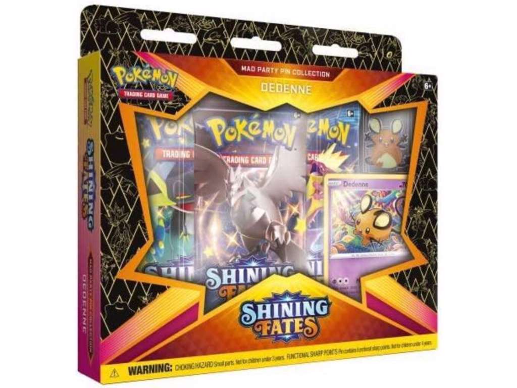 Pokemon Mad Party Pin Collection - Dedenne