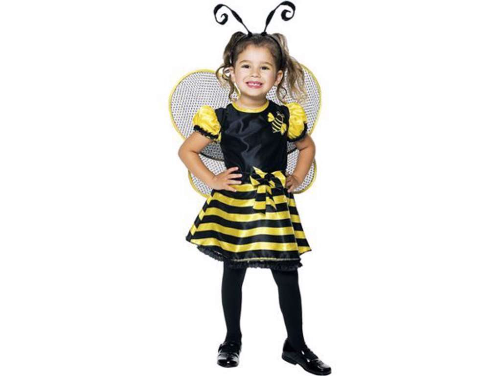 Humlebi kostume - 3-4 år