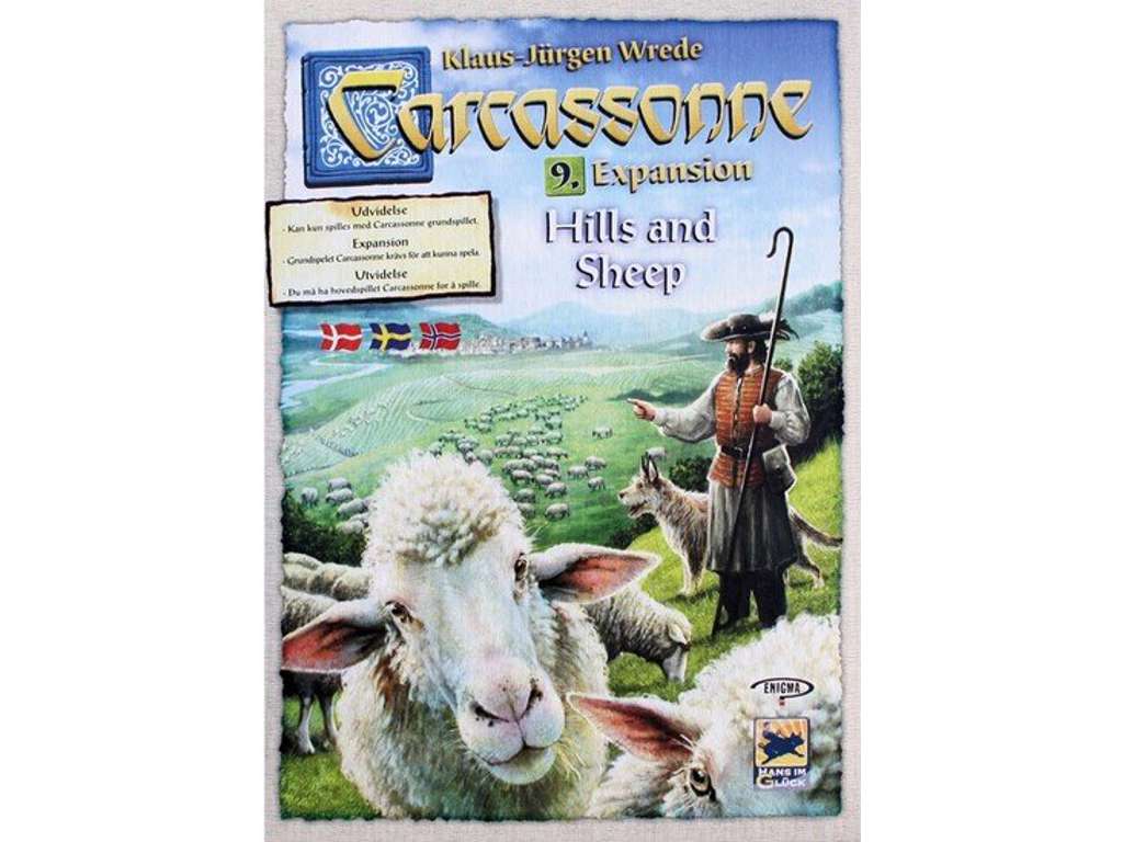 Carcassonne 9. udvidelse - Hills and Sheeps