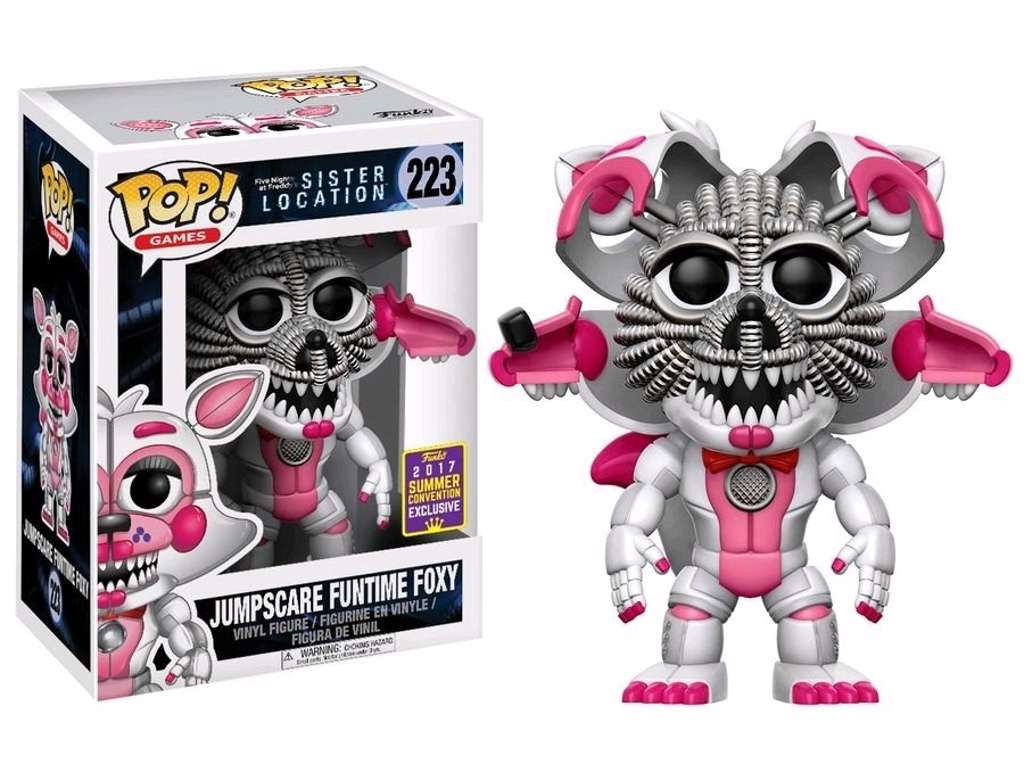Five Nights at Freddy's POP! vinyl figur af Jumpscare Foxy Summer Convention Exclusive på 9 cm