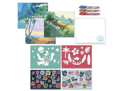 Stitch aktivitetsbog m/spiralbind & pen +3år