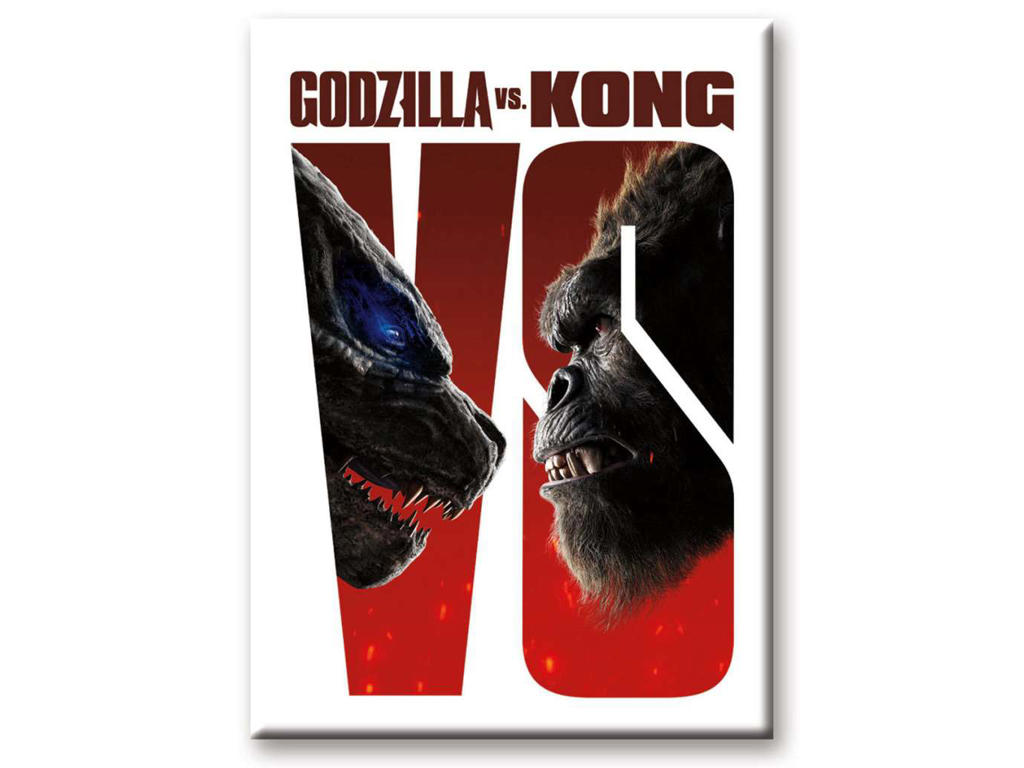 Godzilla vs kong vs flad magnet 6.5x9 cm