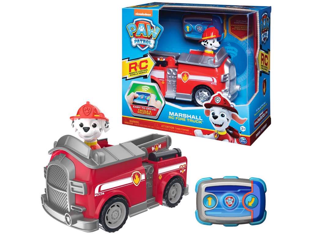 Paw Patrol Marshalls fjernstyret brandbil