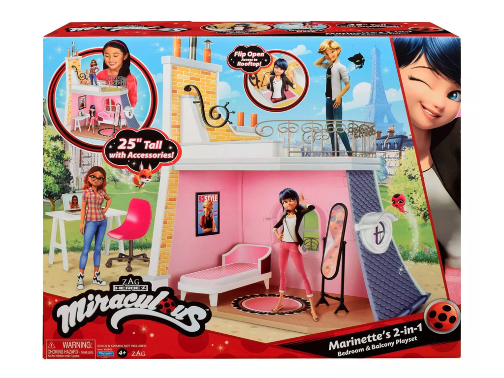 Miraculous Marinettes 2-i-1 legesæt / dukkehus