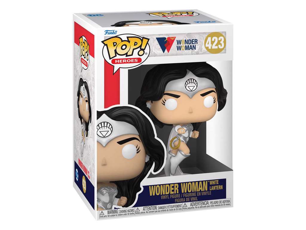 Wonder Woman 80th Anniversary POP! Heroes Vinyl Figure Wonder Woman (White Lantern) 9 cm