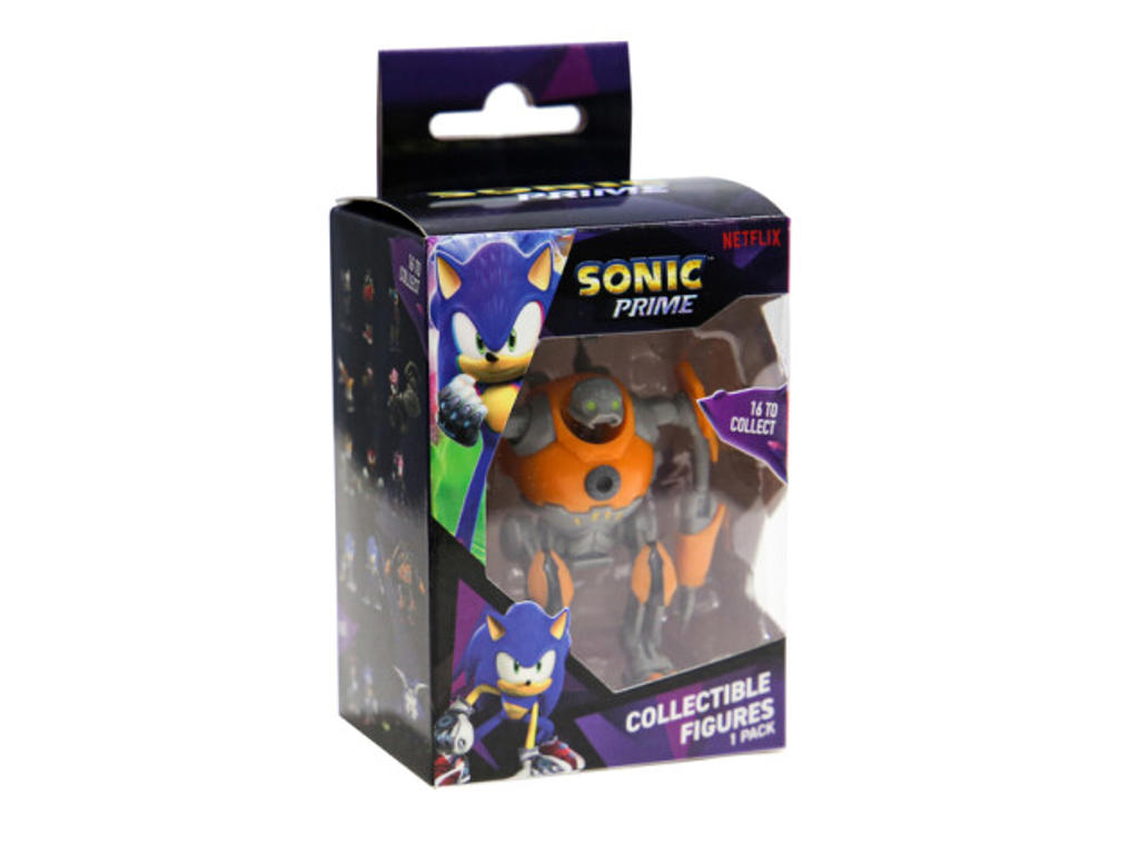 SONIC Figur i vinduesæske 6,5 cm S1 - Dr. Eggmans robot