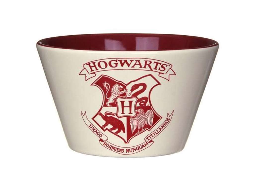 Harry Potter skål med Hogwarts våbenskjold