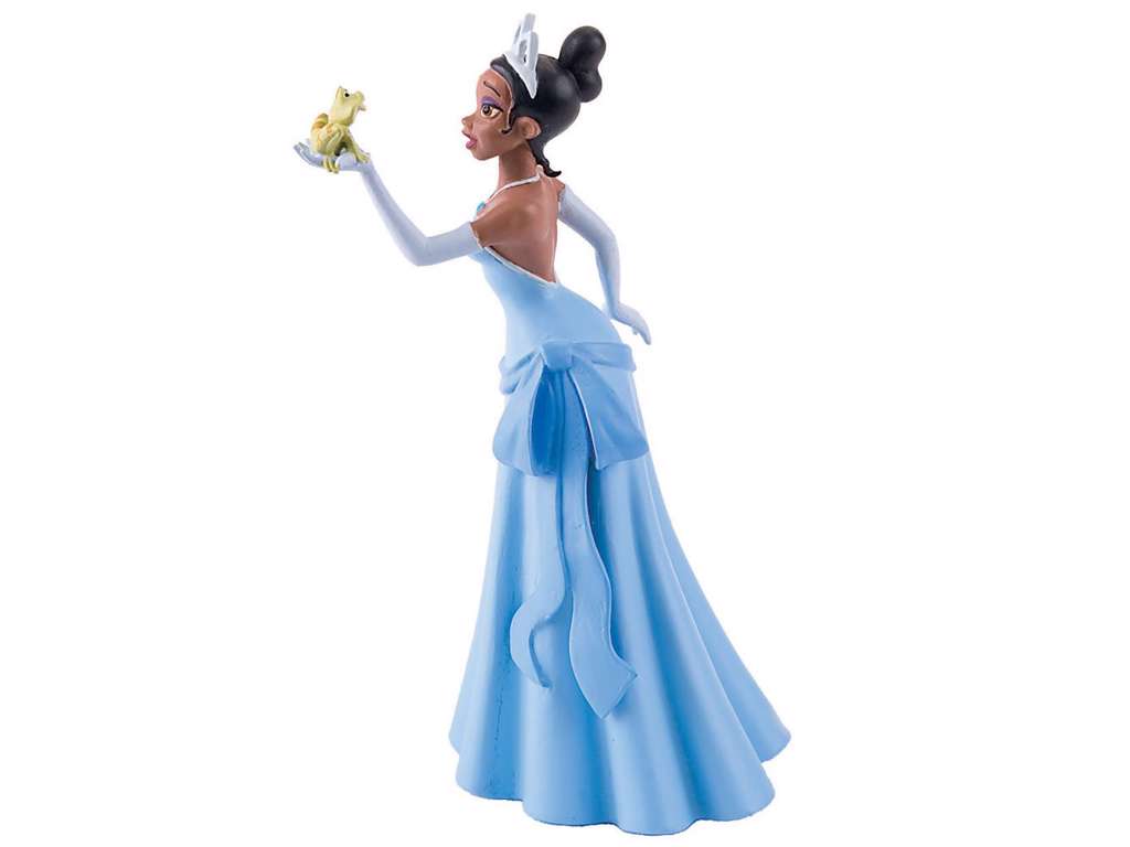 Tiana i blå kjole fra Prinsessen & Frøen (Bullyland)