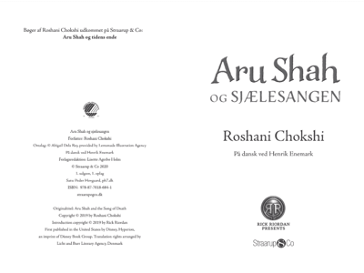 Aru Shah og sjælesangen - Bog
