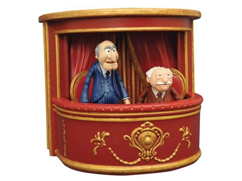 Statler & Waldorf på 10-12 cm fra The Muppet show - Diamond Select