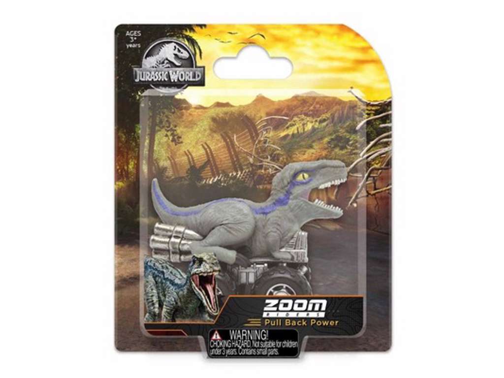 Jurassic World Zoom Riders 1 carded blister
