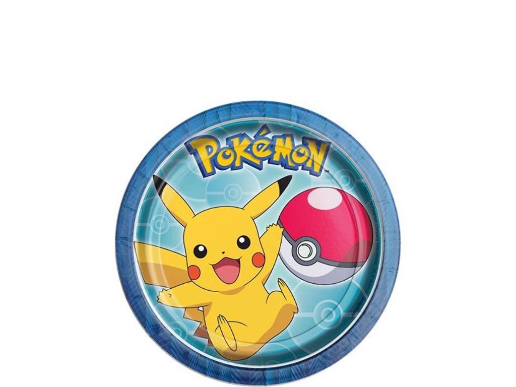 Pokémon paptallerkner 18 cm
