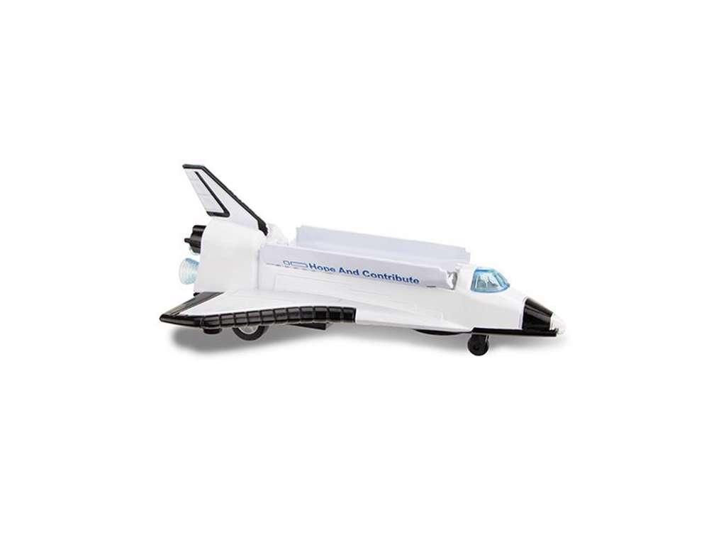 Rumfærge med lys og pullback - 15 cm