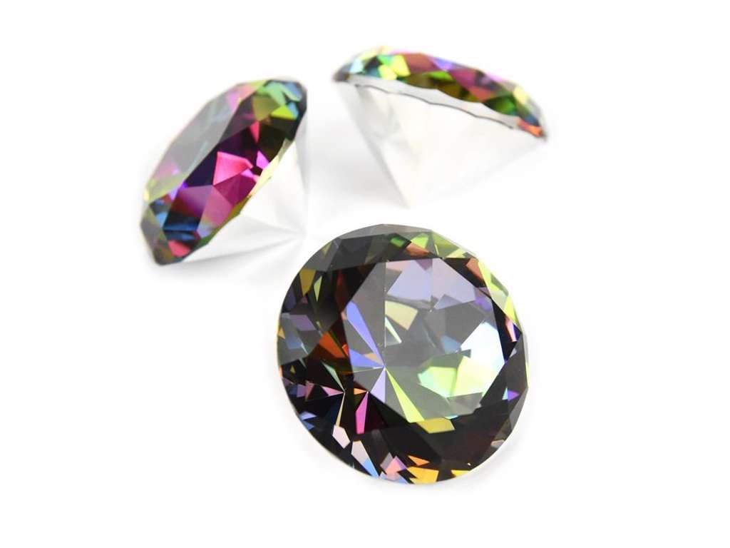 Multifarvet diamant på 5 cm