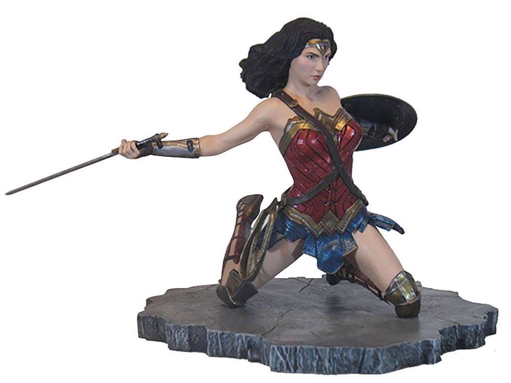 Justice League Movie DC Gallery statue af Wonder Woman på 18 cm