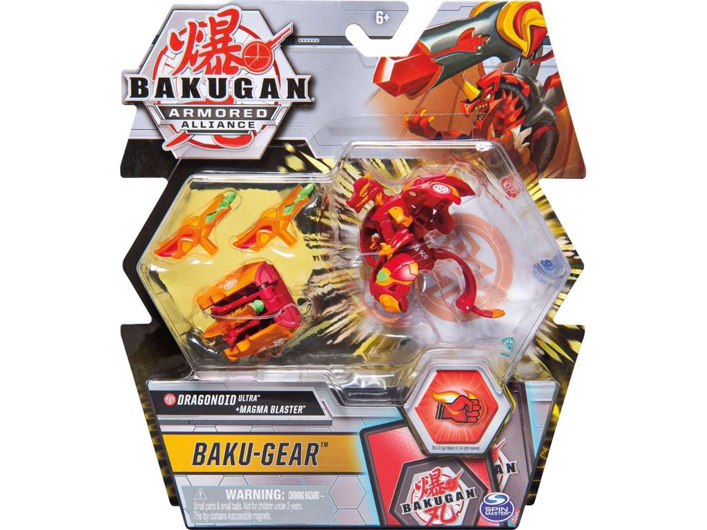 Bakugan Armored Alliance - Dragonoid Ultra + Magma Blaster.