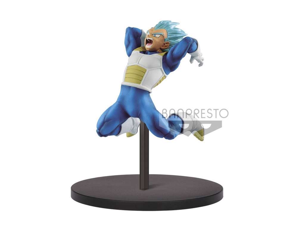 Dragon Ball Super Chosenshiretsuden statue af SSGSS Vegeta på 12 cm