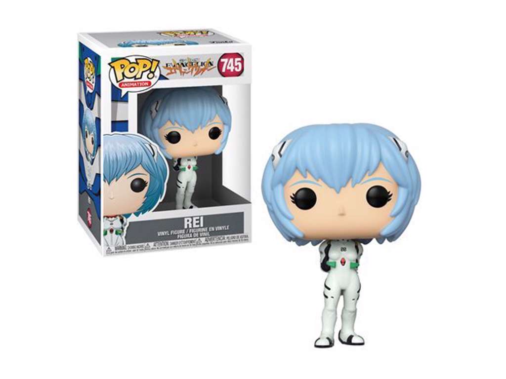 Evangelion POP! vinyl figur af Rei Ayanami på 9 cm
