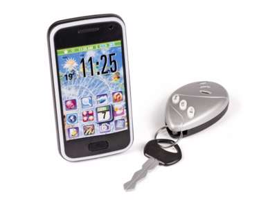 Mobil og bilnøgler med lyd - legetøj