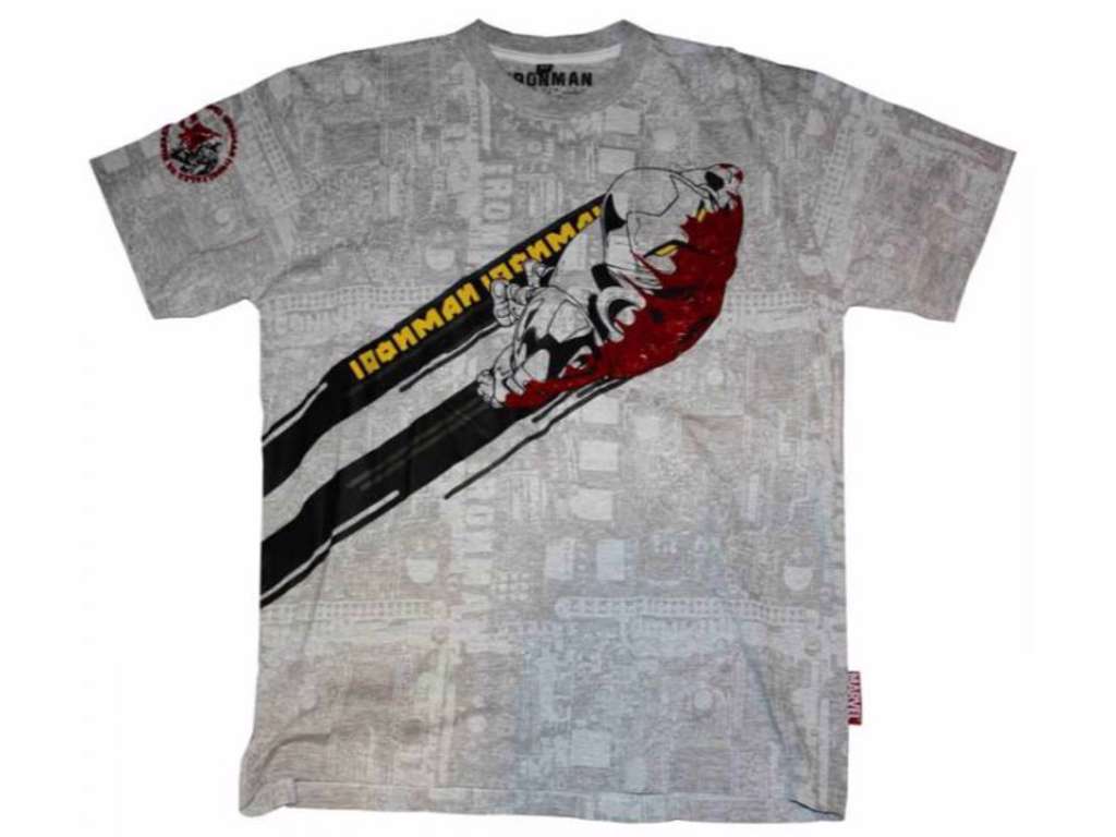 Iron Man T-Shirt M Flying