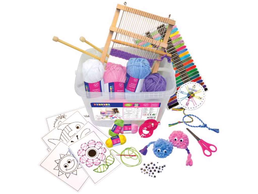 Håndarbejde kreaboks med 75 dele fra Playbox