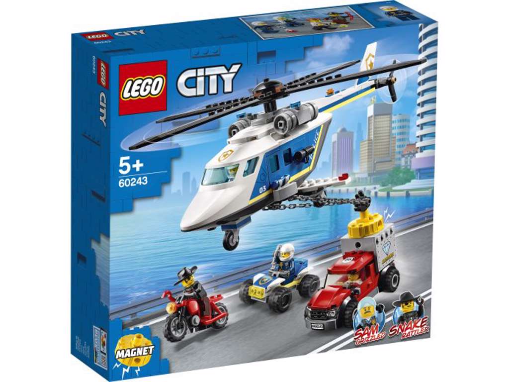 LEGO City Police - Politihelikopterjagt - 60243