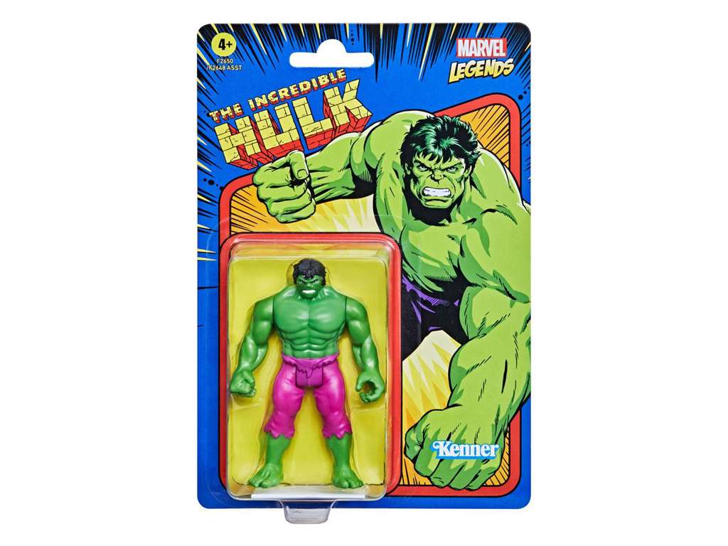 Marvel Legends: The Incredible Hulk - Retro Hulk actionfigur på10cm