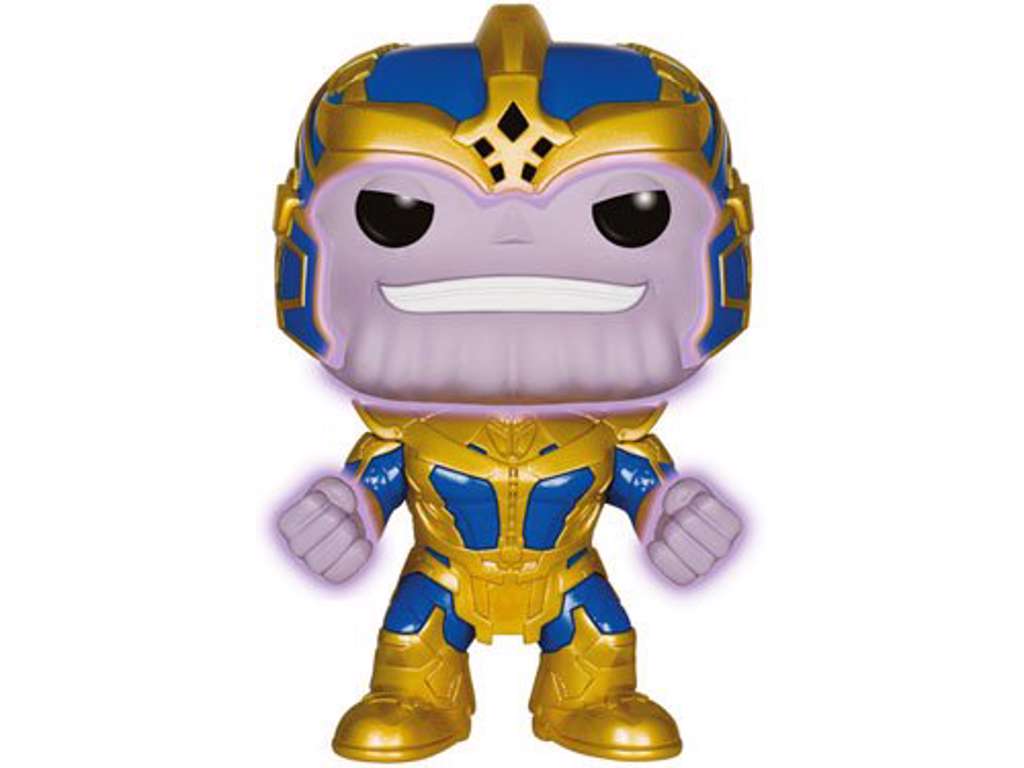 Guardians of the Galaxy POP! vinyl Bobble-Head af Glow in the Dark Thanos på 14 cm