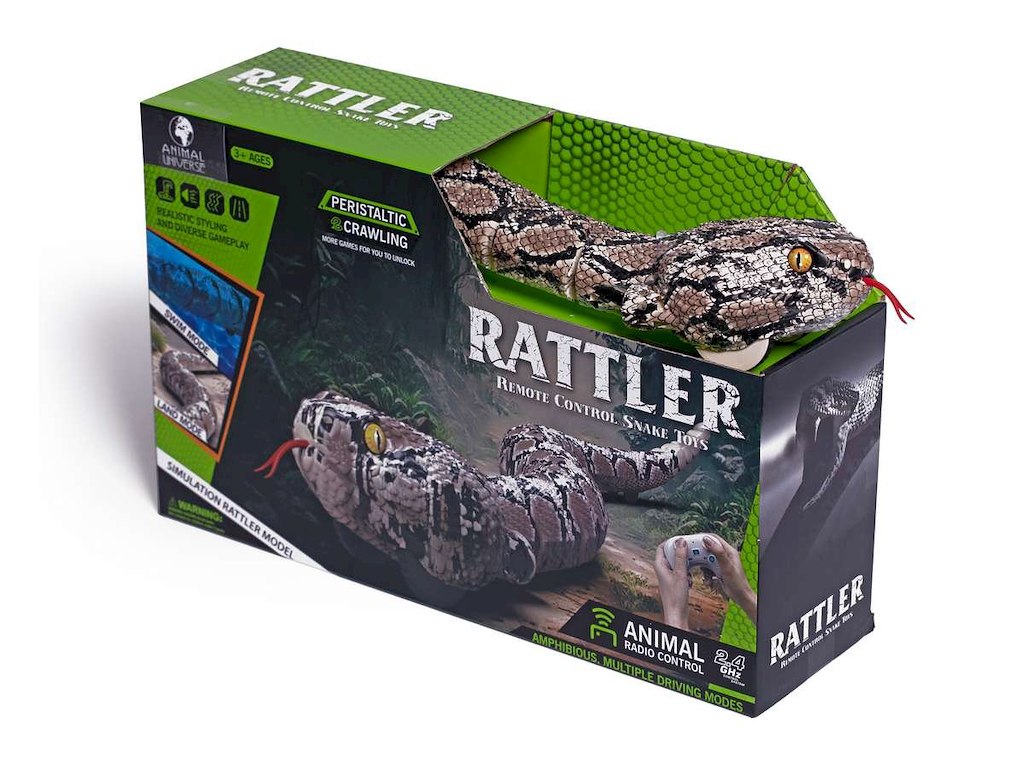 Fjernstyret slange 2.4G 6-kanals “RATTLER”