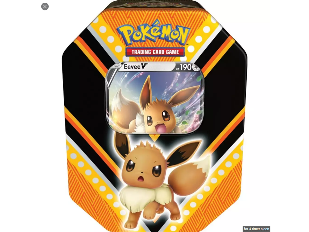 Pokémon Eevee V tin box