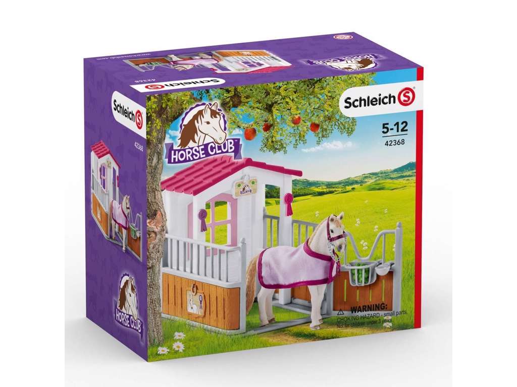 Hestestald med Lusitano hoppe fra Schleich - 42368