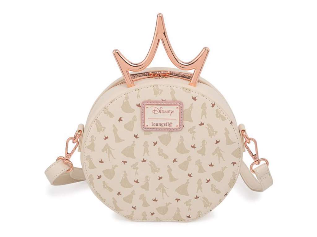 Disney by Loungefly Crossbody Ultimate Princess Metal Crown - taske med skrårem