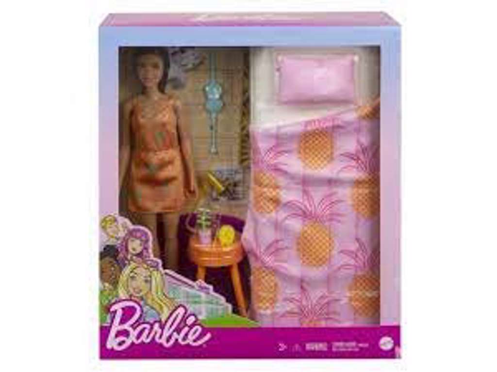 Barbie med soveværelse